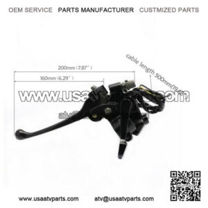 Thumb Throttle Brake Lever Dual Cable ATV QUAD for 7/8" Handle Bar Go Kart Buggy