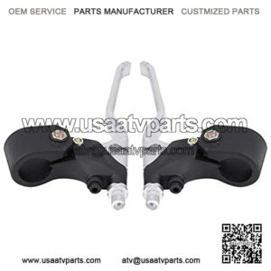 Brake Lever, 1 Pair of Universal Aluminum+Plastic 22mm / 7/8in Handlebar Brake Lever for 47cc 49cc Mini Pocket Dirt Bike ATV