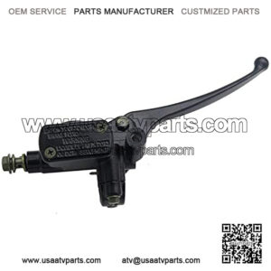 Front Brake Master Cylinder Lever Pump (Right Side) with 8mm Mirror Hole for GY6 50cc 125cc 150cc 250cc Scooter Moped ATV Dirt Pit Bike