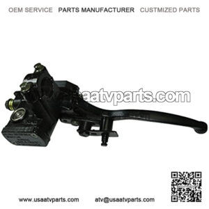 7/8'' 22mm Left Brake Lever Handle For for 50cc 70cc 90cc 110cc 125cc 150cc 200cc 250cc Kids ATV Dirt Bike Left Hand Hydraulic Brake Master Cylinder(Left Side)