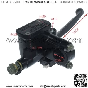 Handlebar front right master brake cylinder