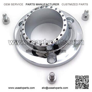 Chromed Exhaust Tip Muffler Power Compatible With Yamaha Bruin 350 Grizzly 660 Atv Kodiak 400/450 [B00YWCAELM]