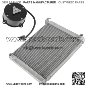 Radiator Assembly w/Fan Motor For Polaris Ranger XP 1000 2017 2018-2023