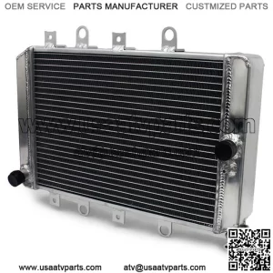 Aluminum ATV Radiator For Yamaha YFM550 YFM700 Grizzly 550/700 2009-2014 1HP-E2460-00-00