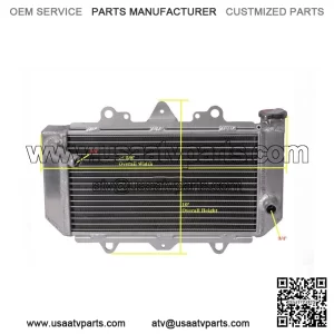 New All Aluminum Radiator For Yamaha YFZ450 2004-2008 2ROWS