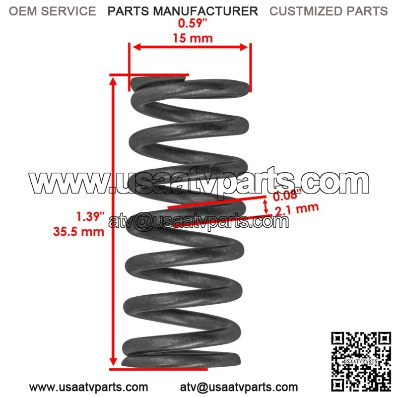 Clutch Spring for Kawasaki KLX300 KLX300R KLX300SM 2020-2023 92145-0637 6x - Image 2