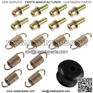 Exhaust Muffler Silencer Kit for Polaris Rush 600 / Switchback 600 Pro-R 2011-12