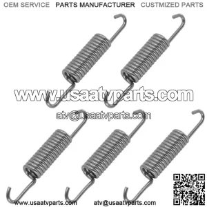 5x Exhaust Tension Spring for Yamaha Rhino 700 YXR700 4x4 2008-2009 2011-2013