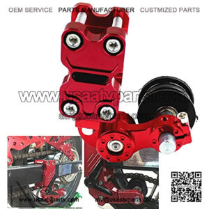 Motorcycle Chain Adjuster Chain Tensioner Automatic Adjuster Aluminum Red For Motocross Dirt Bike ATV