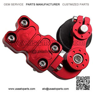 Universal Motorcycle Modified Accessories CNC Aluminum Regulator Alloy New Automatic Adjuster Wheel Chain Tensioner Roller Tools For Motorbike Motocross Chopper ATV Dirt Bike