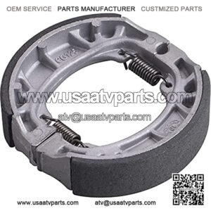 BRAKE PAD SHOE Compatible with 6.5 Hp 196cc MB165 MB200 BT200X CT200U Motorsports Mini Bike CRF70 TaoTao GY6 49cc 50cc Scooter Moped ATV