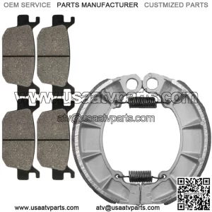 for Honda TRX500FE Fm Fourtrax Foreman 4X4 05-11 Front Rear Brake Pads Shoes