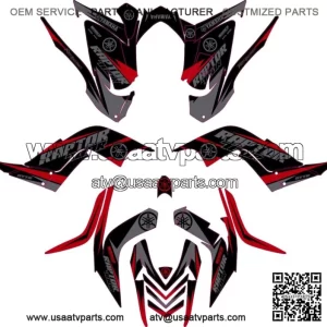 Fits Yamaha 700R Graphics Kit 2006 2007 2008 2009 2010 2011 2012 decals