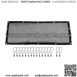 UTV Rear Window Net Soft Window Mesh Comaptible for RZR 570 800 1000 900 for 2015-2022 RZR XP Turbo (2 Seats) Sunshade Mesh Cover for 2014-2021 RZR XP 1000 UV Resistant Prevent Dirt Mud