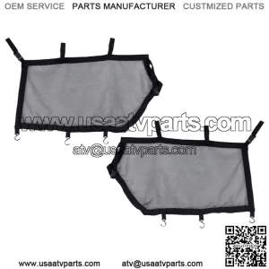 Fit For Can Am Maverick X3 Max 2017 2018-2021 2Pcs Window Shade Shield Nets