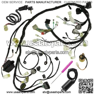 Wiring Harness Switch Key Coil Starter Relay for Honda Rincon TRX680FGA 2008-09