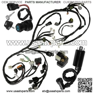 Wiring Harness Switch Key Coil Relay for Yamaha Raptor 700 YFM700R SE 2009-2012