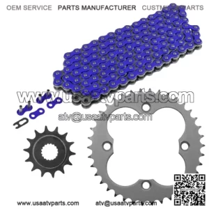 Blue Drive Chain And Sprockets Kit for Honda TRX450R Sportrax 450 2X4 2004 05 (For: Honda)