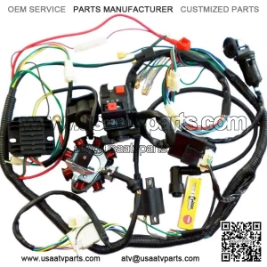 ATV Electric Wiring Harness Wire Go kart 150cc 200cc 250CC Engine Taotao Kazuma