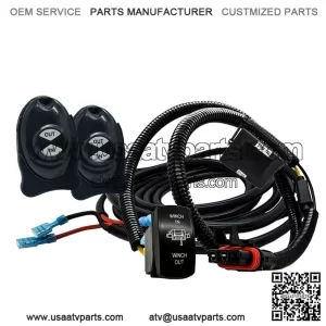 Wireless Winch Remote Wire Harness Kit for Polaris RZR Pro/Ranger XP - Pulse Power Busbar Plug Included