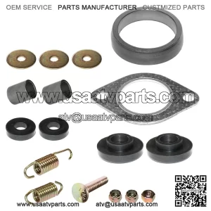 Polaris Scrambler 500 4X4 2001-2004 Exhaust Muffler Kit