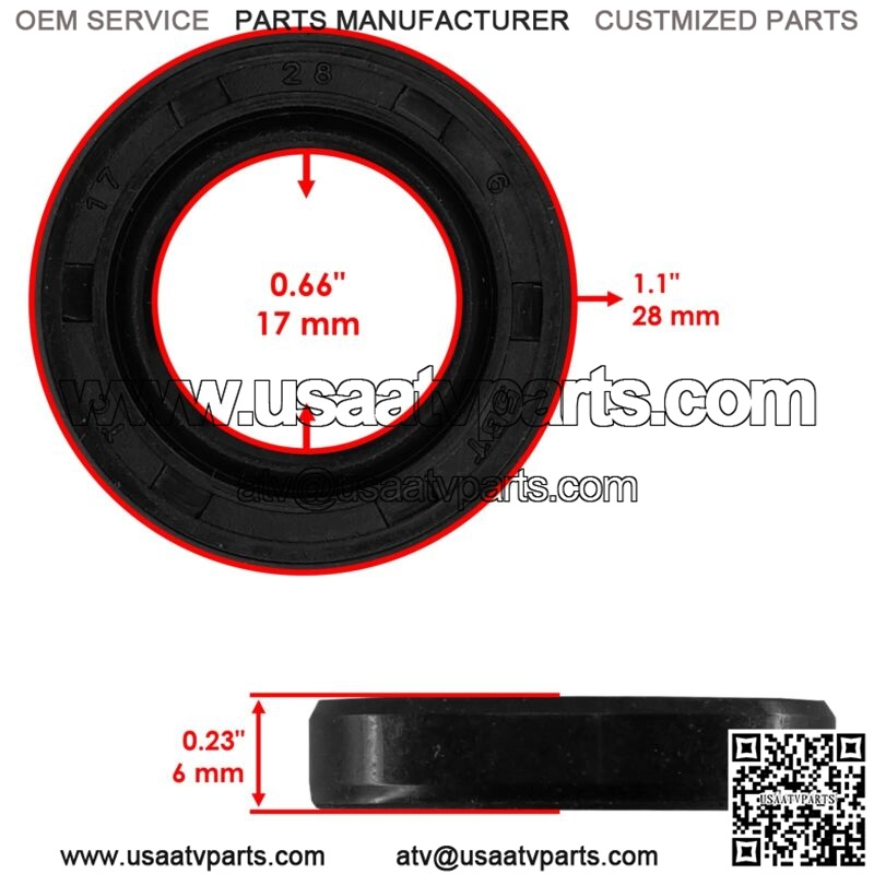 Clutch Push Lever Oil Seal For Yamaha RZ350 1984-1985 New - Image 2