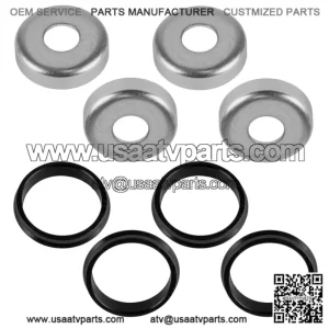 4 Sets Swing Arm Dust Seal Cap For Honda TRX450R Kickstart 2006 2007 2008 2009 (For: Honda)