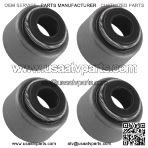 4x Valve Stem Seal For Yamaha Grizzly 700 2007-2012 2019-2021 (For: Yamaha Raptor 700)