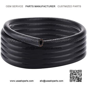 12 Feet 1/4" ID Fuel Line ( ID 6mm x OD 12mm) Compatible with Kawasaki Kohler Small Engines ATV UTV Motorcycle Snowmoble