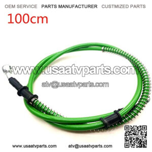 1000mm-1600mm 28 Degree M10 Hydraulic Brake Oil Hose Line Pipe for Motorcycle Pit Dirt Bike ATV Motocross Street Bikes Sport Bikes (Green 100cm)