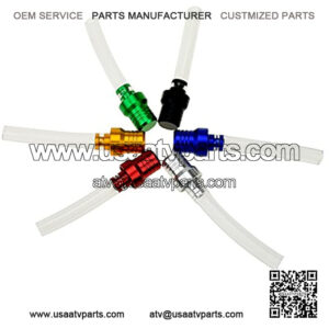 6 Pcs Fuel Gas Tank Cap Breather Vent Hose for 50cc 110cc 125cc 150cc SSR Yamaha Suzuki Honda XR50 Kawasaki Apollo Pit Dirt Bike Tao tao Kids ATV Quad Trail Bike