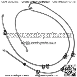 705601495 Front Flexible Brake  Hose For Can-Am Maverick X3