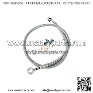 Streamline Steel Braided Rear Brake Line Stock Length Clear TRX250R TRX 250R