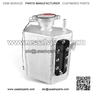 Black Cooling Reservoir Tank with Sight Window for Can-Am Defender HD10 4X4 2016-2018 Maverick 1000 XRS 2013 Models