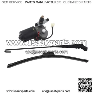 For Polaris RZR Ranger Kawasaki MULE UTV 12V Electric Windshield Wiper Motor Kit