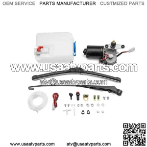 For Kawasaki Mule Teryx KRX 1000 UTV Electric Windshield Wiper Motor Washer Pump (For: More than one vehicle)