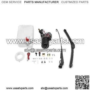UTV 12V Electric Windshield Wiper Motor Kit for Arctic Cat Wildcat and Wildcat 4 (For: More than one vehicle)
