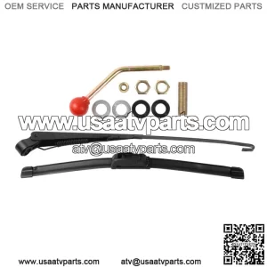 Set Universal UTV Manual Hand Operated Windshield Window Wiper Rubber Blade 16" (For: More than one vehicle)