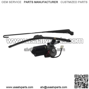12V Electric UTV Windshield Wiper Motor Kit For Polaris Kawasaki Honda Pioneer (For: More than one vehicle)