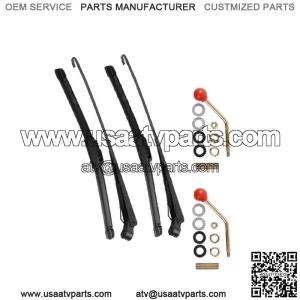 2Set UTV Manual Hand Operated Windshield Wiper for Honda Kawasaki Teryx Polaris (For: More than one vehicle)