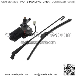 For Polaris RZR Ranger Kawasaki MULE UTV 12V Electric Windshield Wiper Motor Kit (For: More than one vehicle)