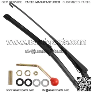 UTV Manual Hand Operated Windshield Wiper for Kawasaki Mule /Teyrx John Deere (For: More than one vehicle)