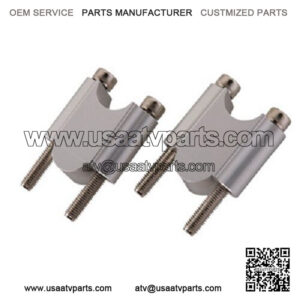 Handlebar Riser Kit 1 1/8" Bars 30mm Handle Bar Risers MX Motorcycle ATV