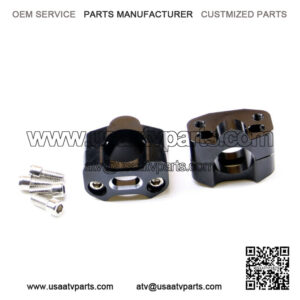 1 1/8" 28mm Fat Handle Bar Risers CNC Mount Clamp Risers Pit Dirt Bike ATV Quad