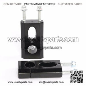 7/8" 22mm ATV Handle Bar Clamp Mount Adapter Riser Dirt Bike Go Kart Taotao SunL