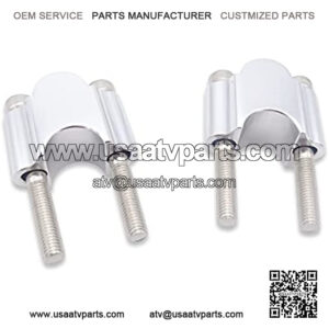 7/8" Handlebar Riser 30mm Height Compatible with ATV Dirt Bike Kawasaki Honda Suzuki Yamaha Ducati Polaris Can-am