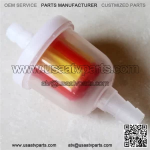 Plastic Fuel Filter - Translucent White