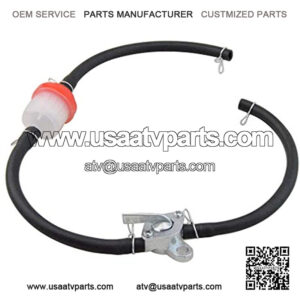 Gas Fuel Filter Hose Line Switch Replacement for 50cc 110cc 125cc 150cc 250cc Chinese ATV 4 Wheeler Scooter Red