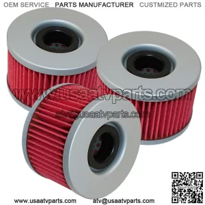 3 Pack Oil Filter for Honda Cx500Tc Turbo Gl500 I Silver Wing Interstate 500