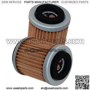 2 Pack Oil Filter for Yamaha TTR250 TT-R250 1999 2000 2001 2002-2006